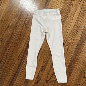 ALO Yoga White Leggings Full-Length Elastic Waistband